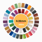 Round Wax Thread - 0.35mm (300m)