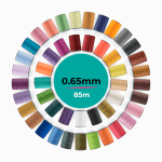 Round Wax Thread - 0.65mm (85m)