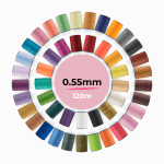 Round Wax Thread - 0.55mm (120m)