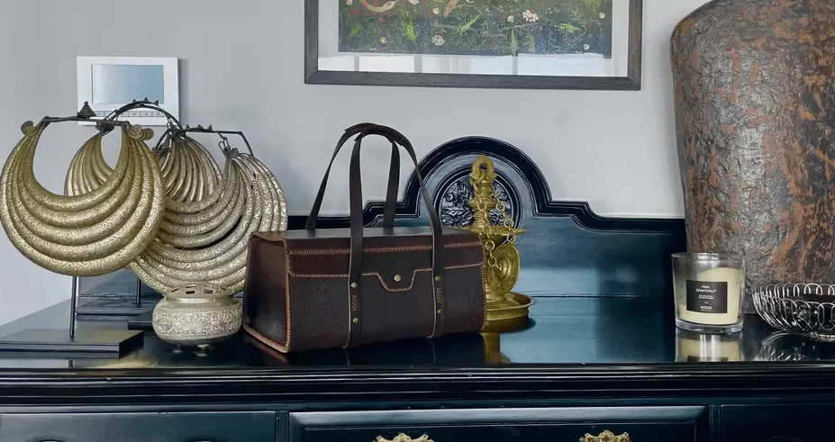Luxury Leather Box Bag