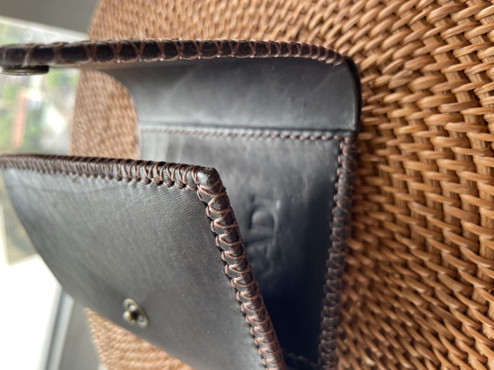 Ladies Tri Fold Leather Wallet