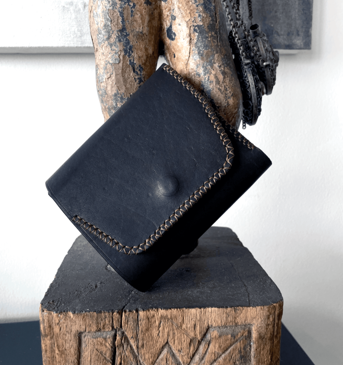 Ladies Tri Fold Leather Wallet
