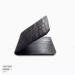 Leather Bi Fold Wallet - Premium Diamond Cut Handmade - Image 2